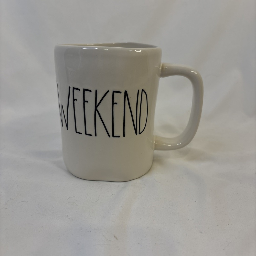 RAE DUNN ARTISAN COLLECTION BY MAGENTA " WEEKEND " MUG